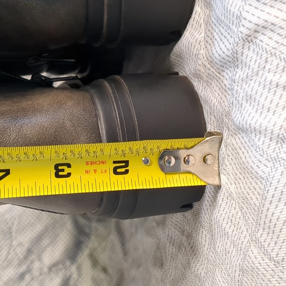 Aldo Metallic Brown Women's Combat Boots - Picture 13 of 16